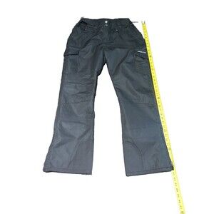 Arctix Women's Lumi Pull Over Fleece Lined Cargo Snow Ski Pants Black Size MM